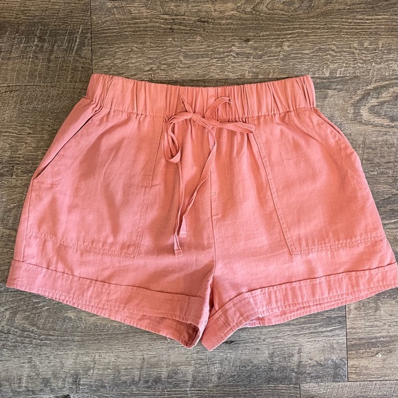 ROSE Cotton Drawstring Shorts - Picture 2 of 9
